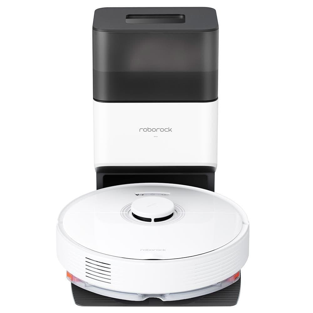 RoboRock Q7 Max+ Blanc - Aspirateur robot laveur avec station automatique de vidage
