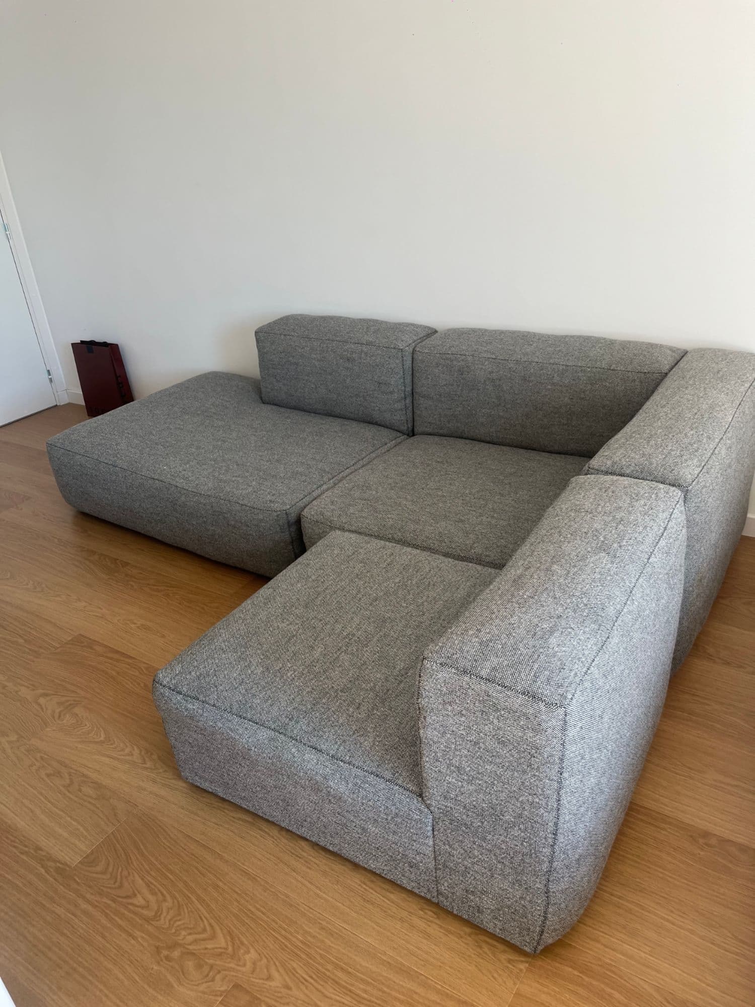 Canapé MAGS HAY gris modulable