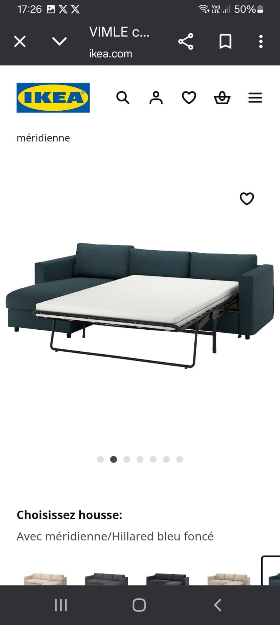 500€ Canapé angle avec coffre de rangement convertible avec matelas 140-200 et méridienne. 3 places. Velour bleu foncé. Excellent état. Acheté 1700€ il y a 18 mois chez Ikea.