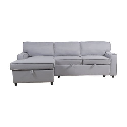 Merax Canapé-Lit 2 Personnes - Canapé-Lit Pliant Ou Lit D'appoint - Lit Pliant Très Confortable - Gris