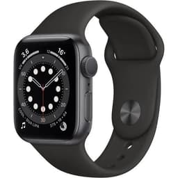 Apple Watch Series 6 Gps - 40mm Boîtier Aluminium Gris Sidéral - Bracelet Noir (2020) - Reconditionné - Etat Correct