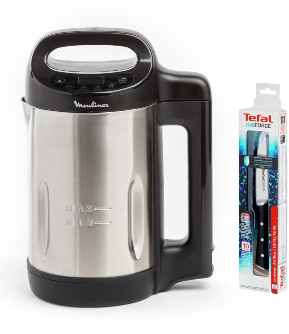 Blender chauffant Moulinex MY DAILY SOUP YY4694FG + COUTEAU