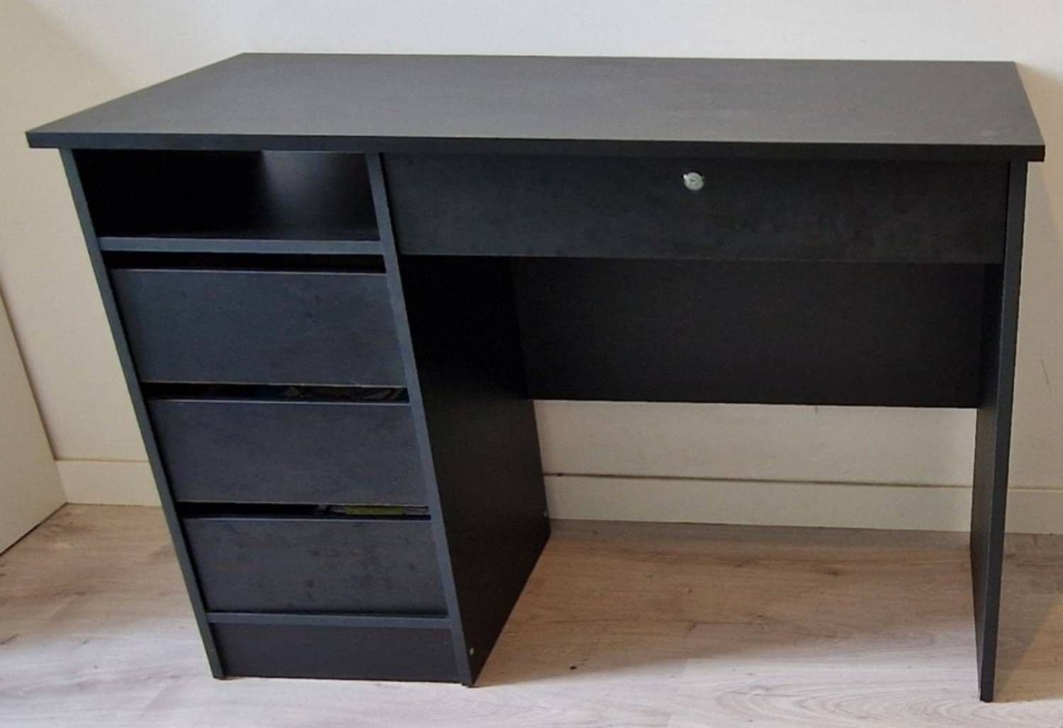 Bureau En Bois Noir