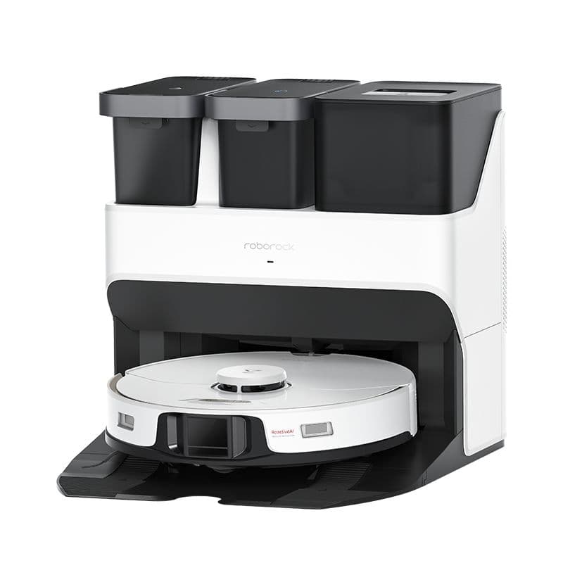 Roborock S7 Pro Ultra Blanc - Robot Aspirateur+Station Autonettoyante