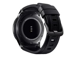 Samsung Gear S3 Frontier - 46 mm - noir - montre intelligente avec bande - silicone - noir - affichage 1.3" - 4 Go - Wi-Fi, NFC, Bluetooth - 63 g