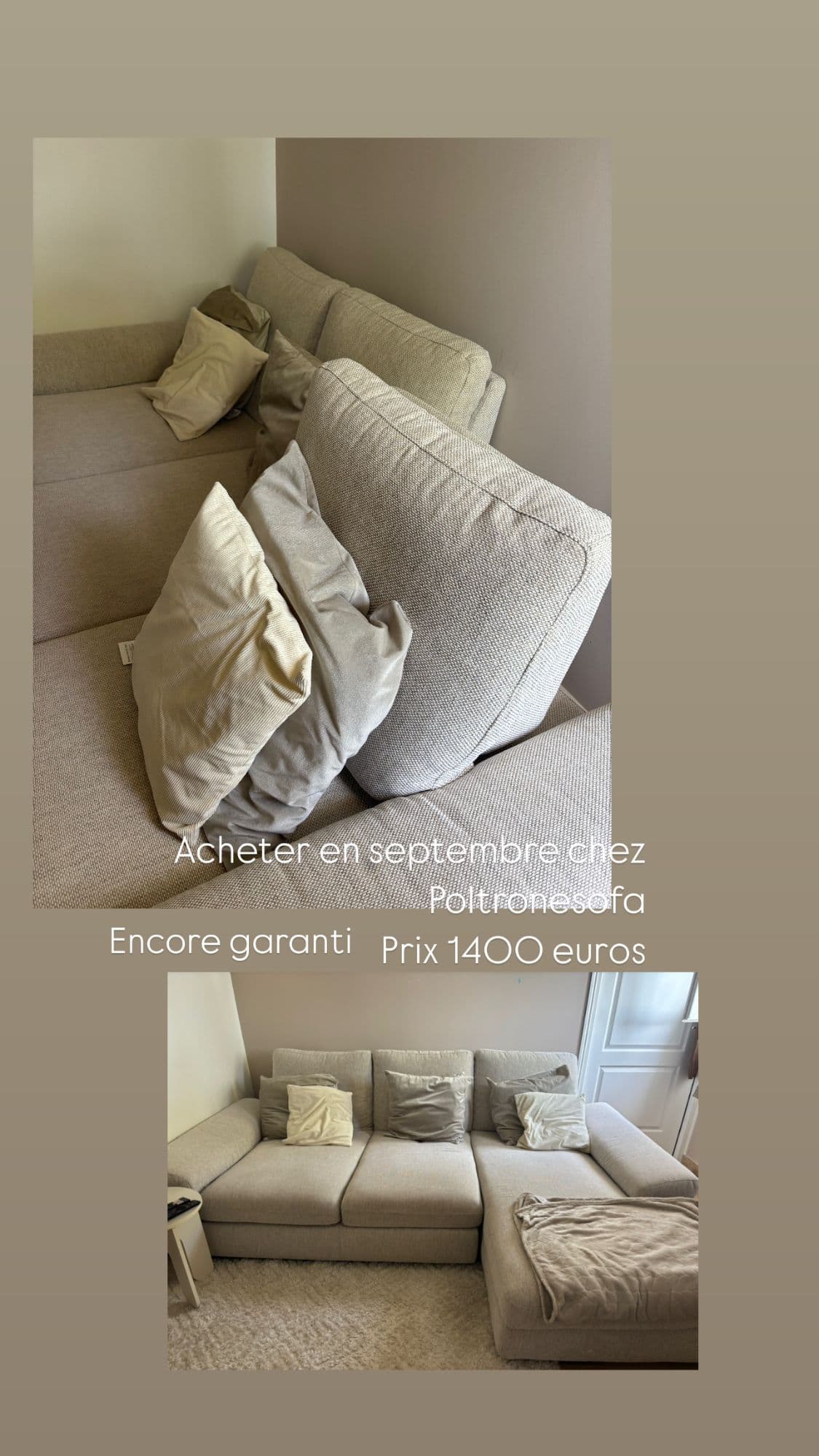 Canapé D¿Ange De Chez Poltronesofa