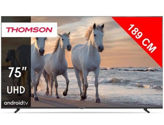 Thomson 75UA5S13 TV 75" 4K Ultra HD Smart TV Wifi Noir