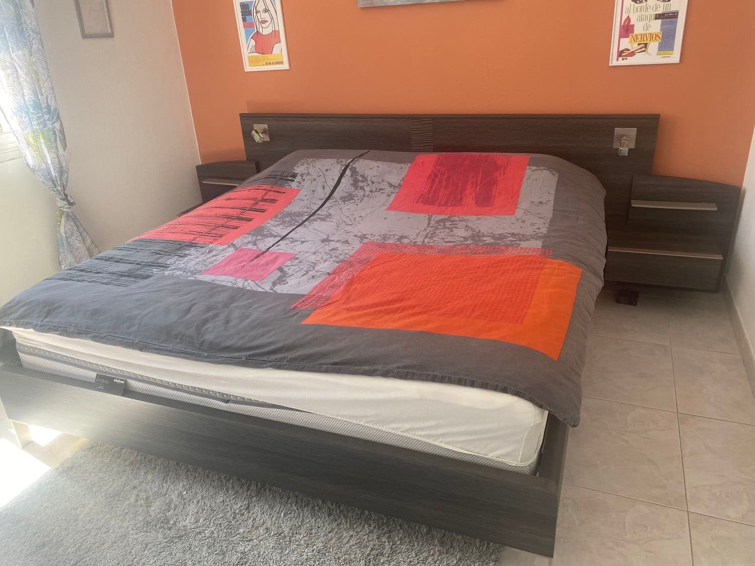 Lit King Size Bois Massif De Marque Crosatier