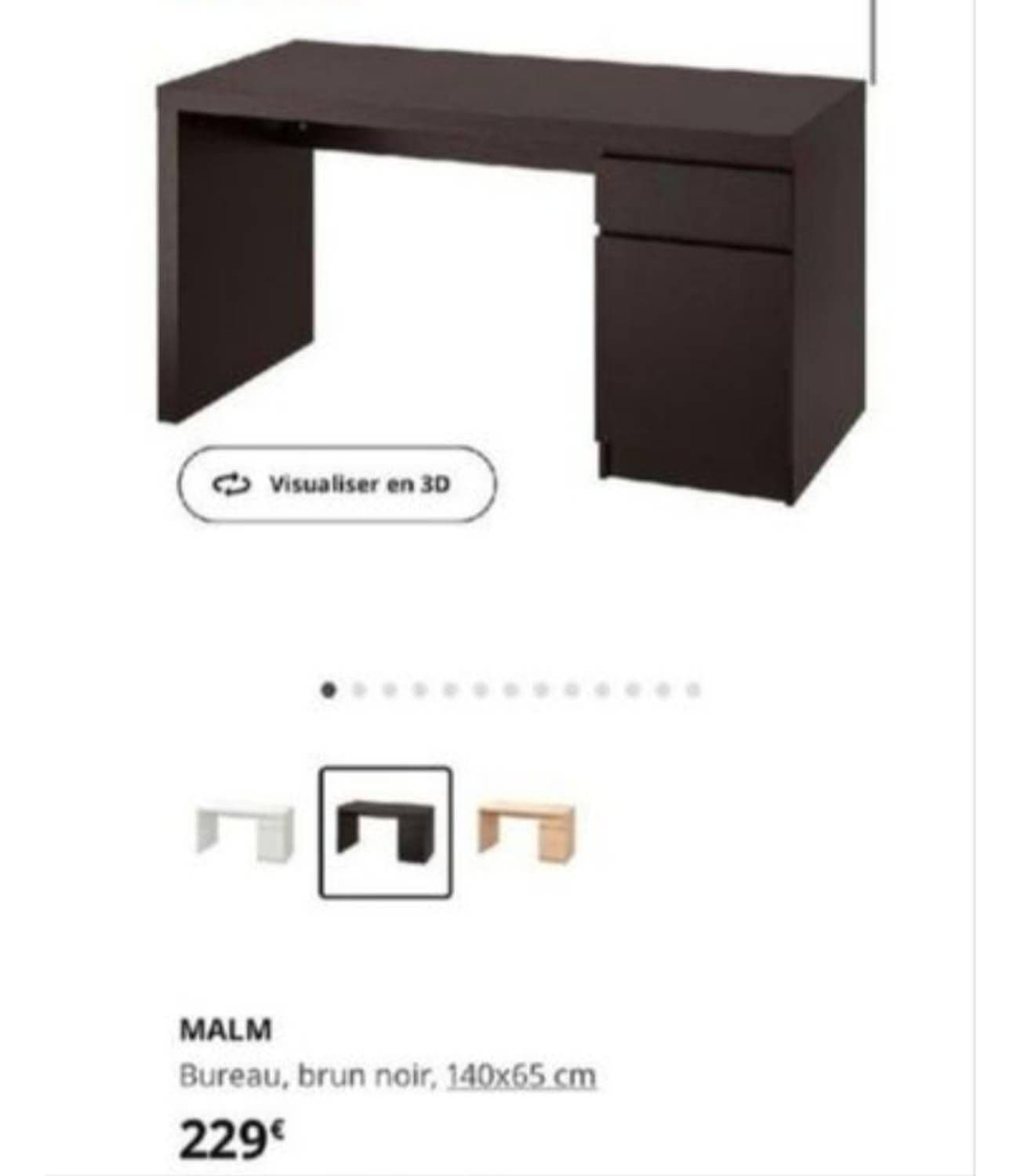 Bureau Ikea Malm