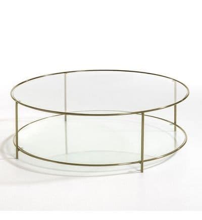 Table Basse Ronde Verre Trempé, Sybil