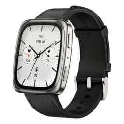 Amazfit Active 2 Square Premium Nfc Smartwatch 1.75" Amoled Zafiro Gps Plata Con 2 Correas