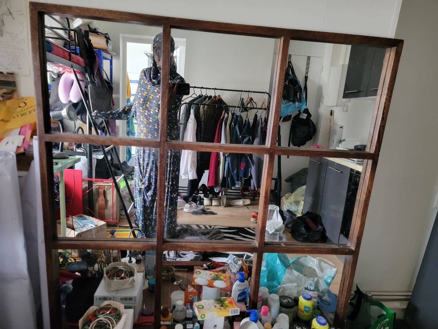 Mirror bois massif