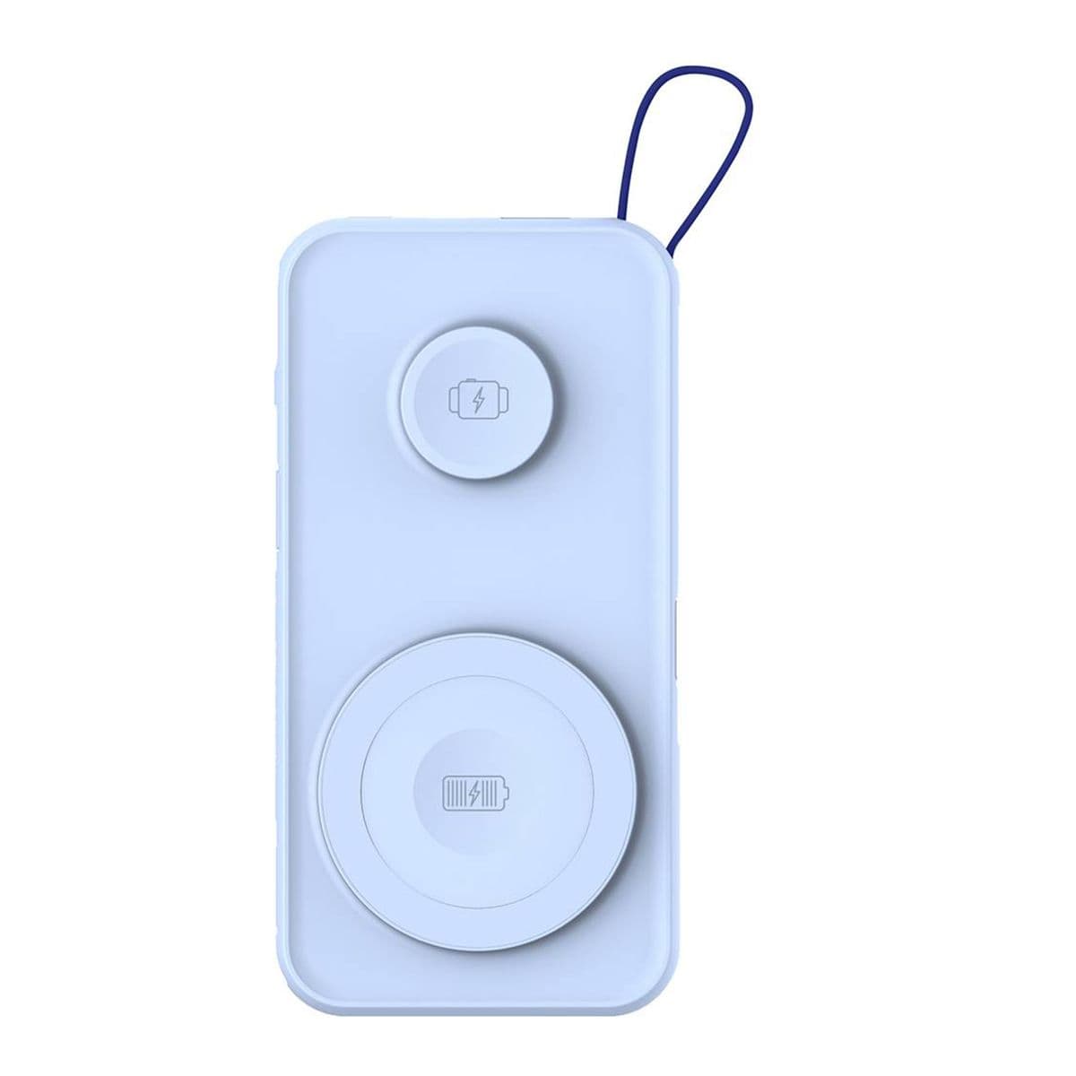 Powerbank Magsafe Qi 10000mah Pastelup 22.5w Avec Ports Usb-A / Usb-C 3mk Bleu