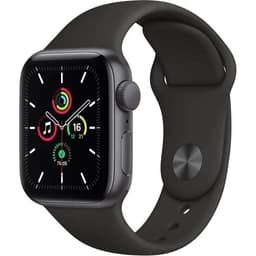Apple Watch Se Gps - 40mm Boîtier Aluminium Gris Sidéral - Bracelet Noir (2020) - Reconditionné - Excellent État