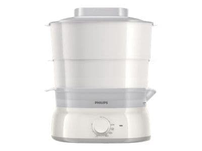 Philips Daily Collection HD9103 - Cuiseur vapeur - 5 litres - 900 Watt - beige/blanc