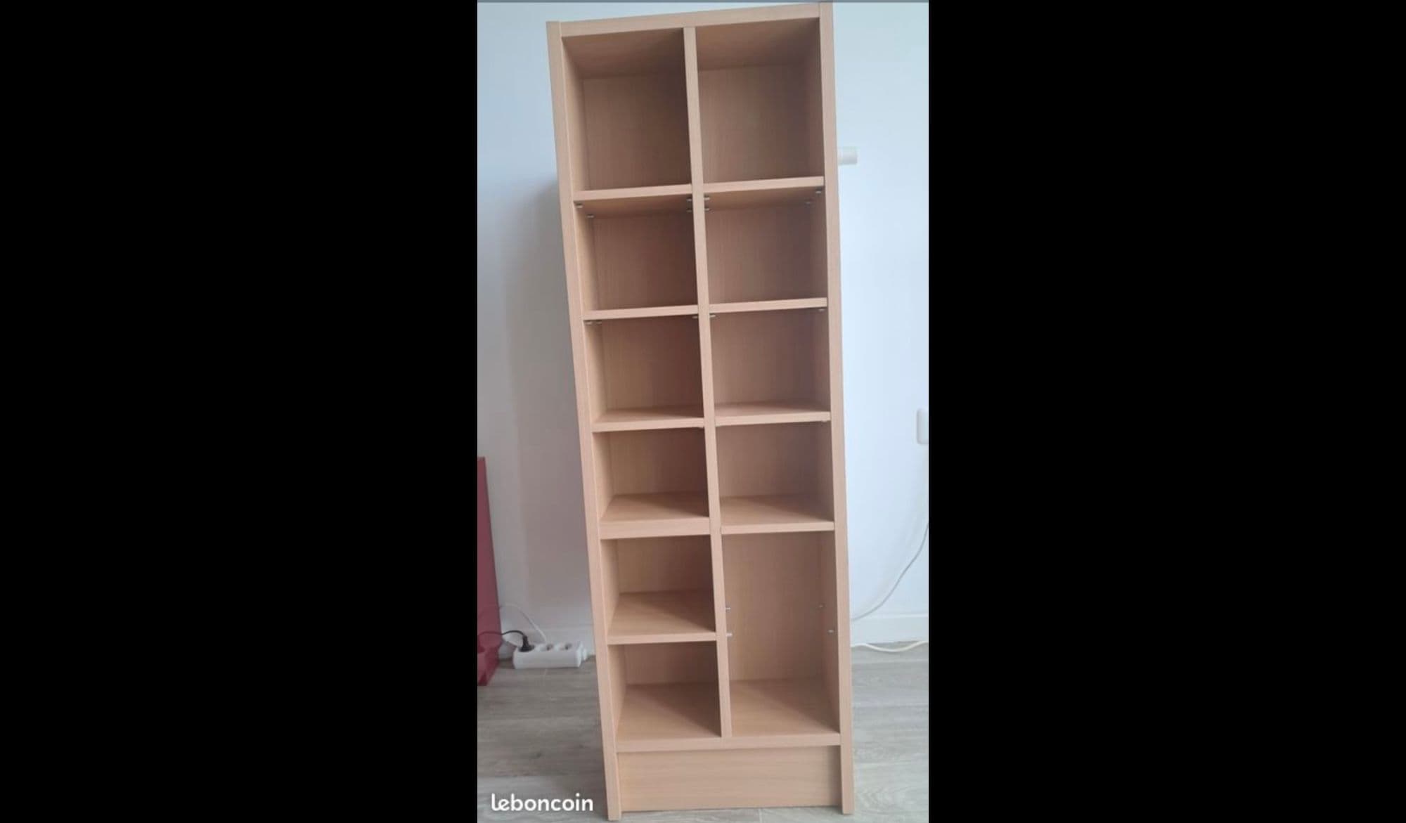 Étagère De Rangement, Livres, Cd, Colonnes À Compartiment Amovibles En Panneaux De Particule.