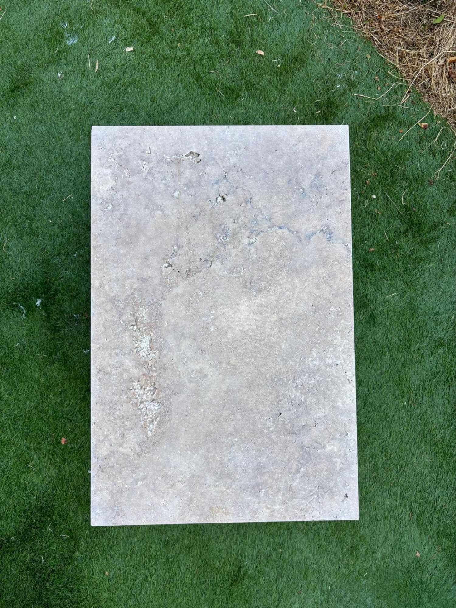 Table En Travertin Fait Mains À Vendre