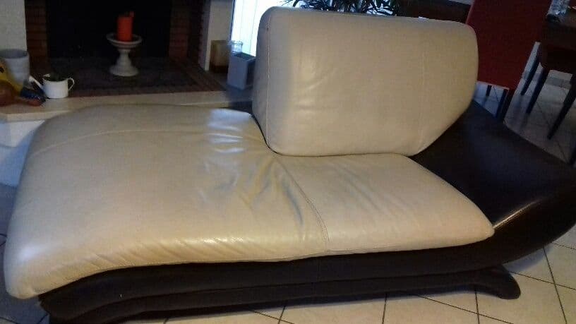 Canapé Dormeuse Design En Cuir