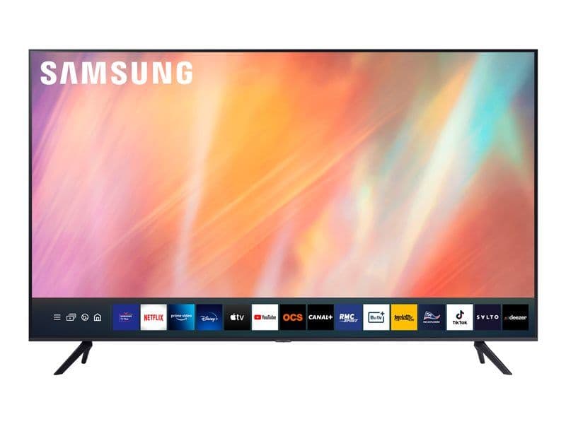 Samsung UE65AU7105K - 65" 7 Series TV LCD rétro-éclairée par LED - Smart TV - Tizen OS - 4K UHD (2160p) 3840 x 2160 - HDR - gris titan