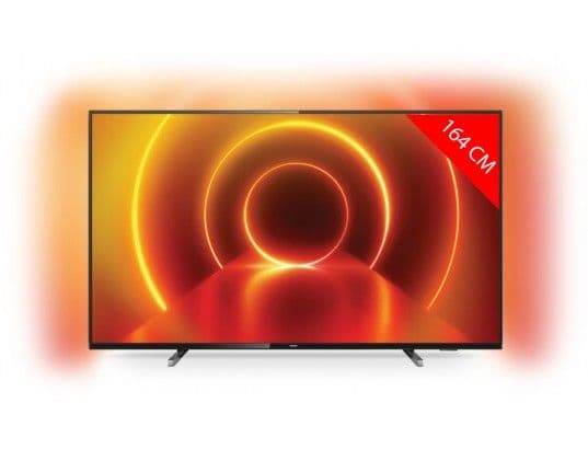 Philips 65PUS7805 - 65" 7800 Series TV LCD rétro-éclairée par LED - Smart TV - 4K UHD (2160p) 3840 x 2160 - HDR - gris