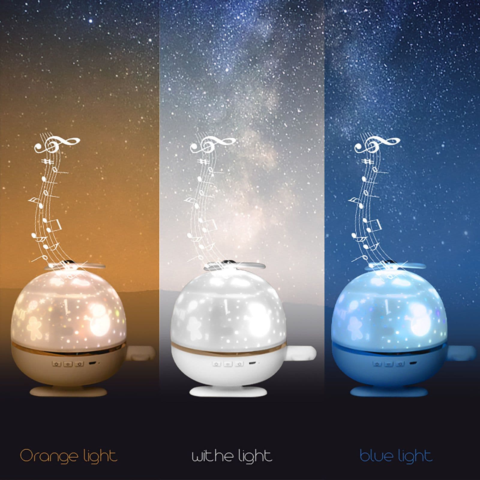 Night Light Star Projector USB Plug-in Use Party Birthday Present Dream L293