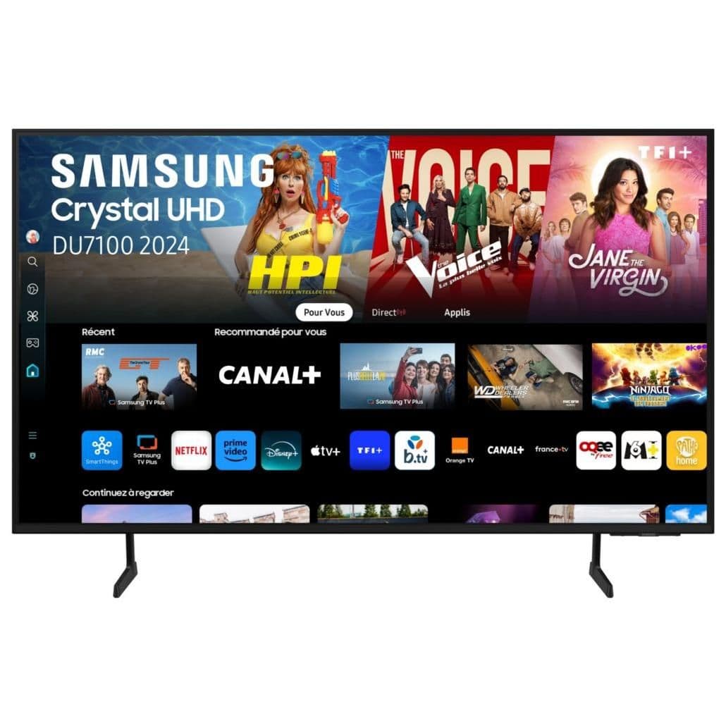TV Samsung Crystal UHD 43" DU7100 2024 - 4K Smart TV