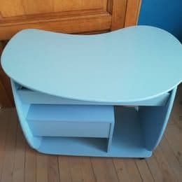 Bureau enfant bleu ciel