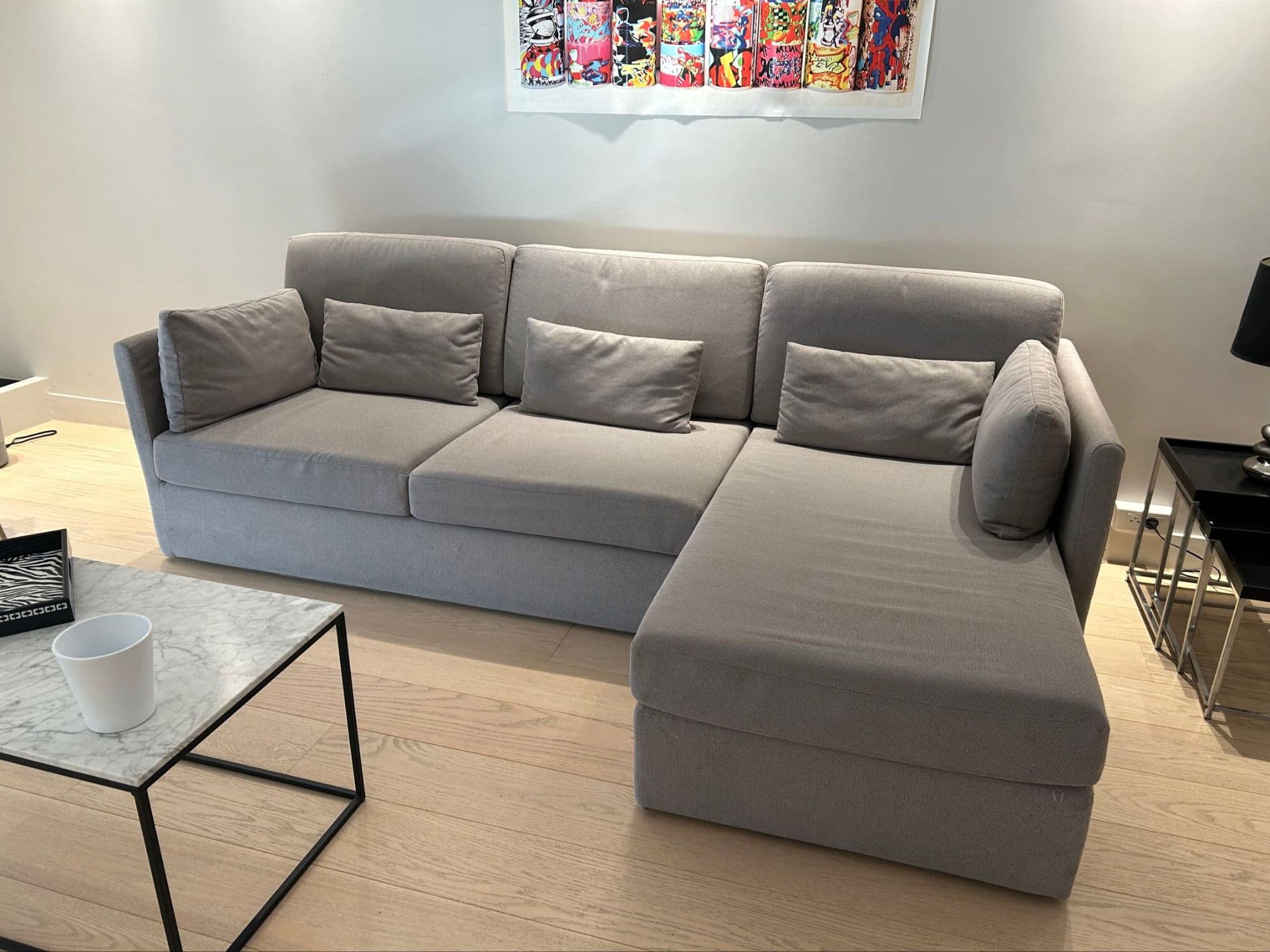 Canapé Gris Avec Méridienne