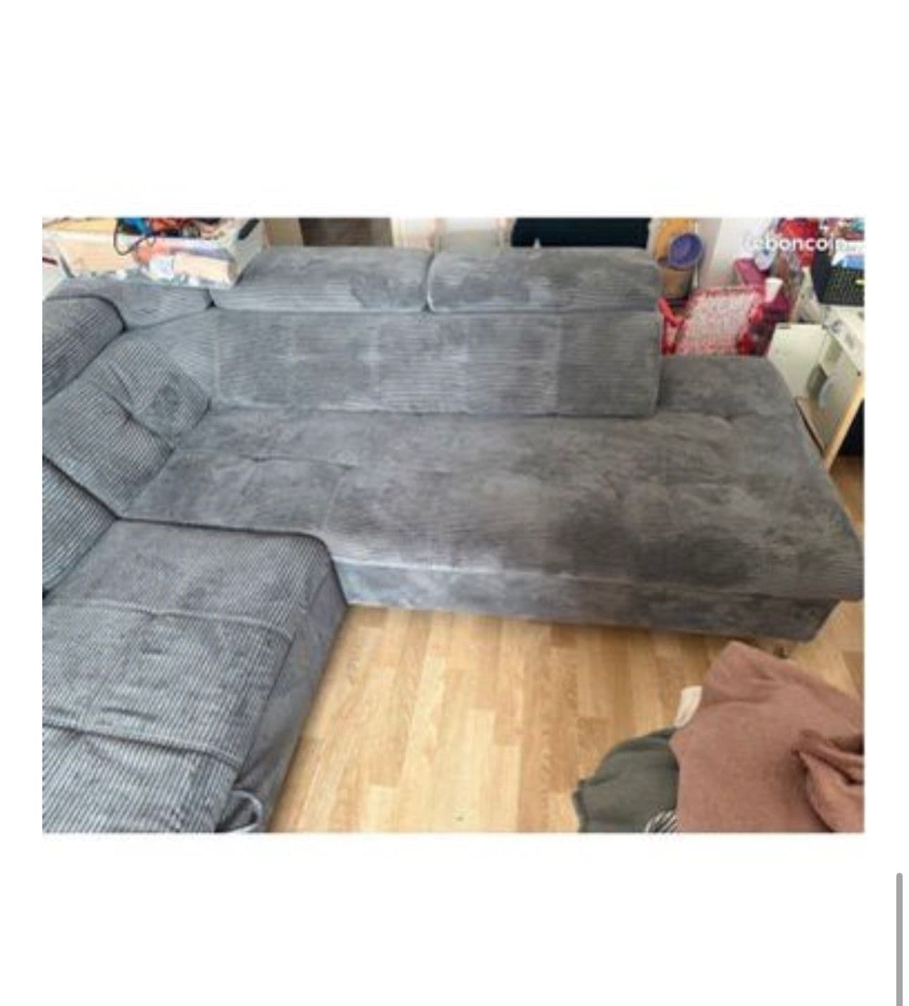 Canapé Panoramique Convertible + Coffre De Rangement