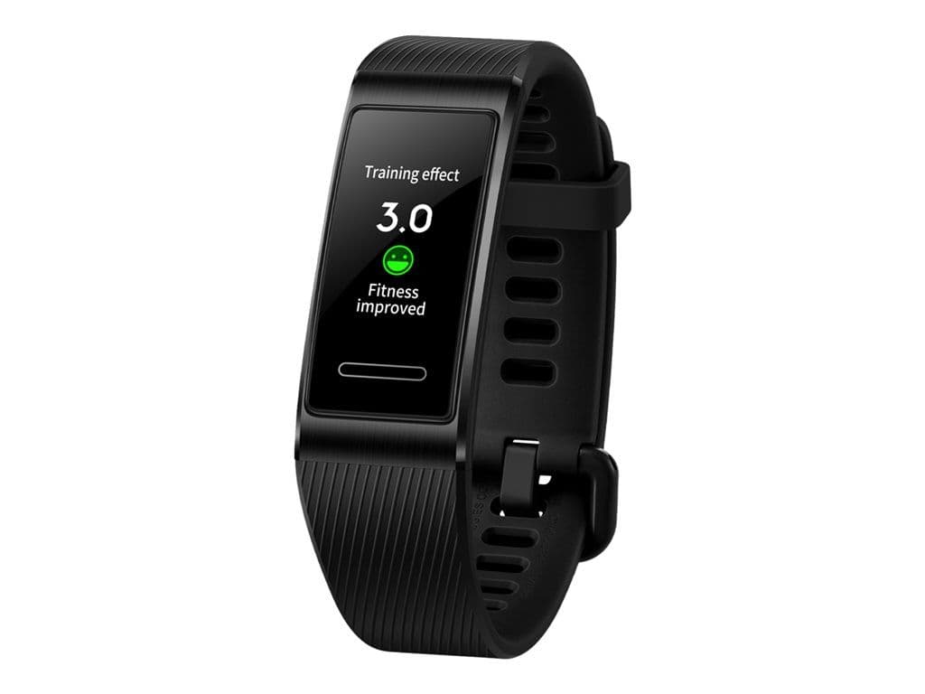 Huawei Band 4 Pro - Tracker d'activités avec bracelet - caoutchouc silicone - noir graphite - affichage 0.95" - Bluetooth - 25 g
