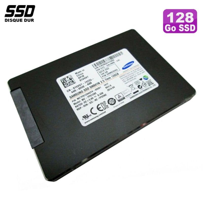 SSD 128Go 2.5" Samsung Dell MZ-7PD128E MZ7PD128HCFV-000D1 01VVV7 1VVV7