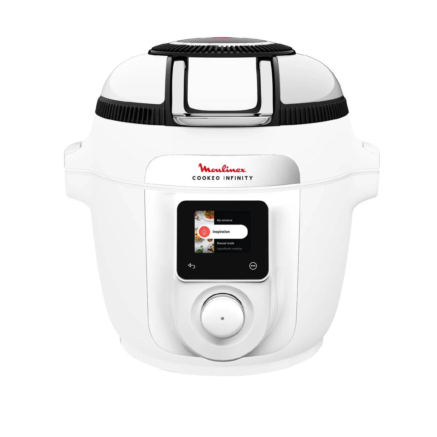 Moulinex CE9721F0 Cookeo Infinity - Air fryer et Multicuiseur 6,5L - Blanc