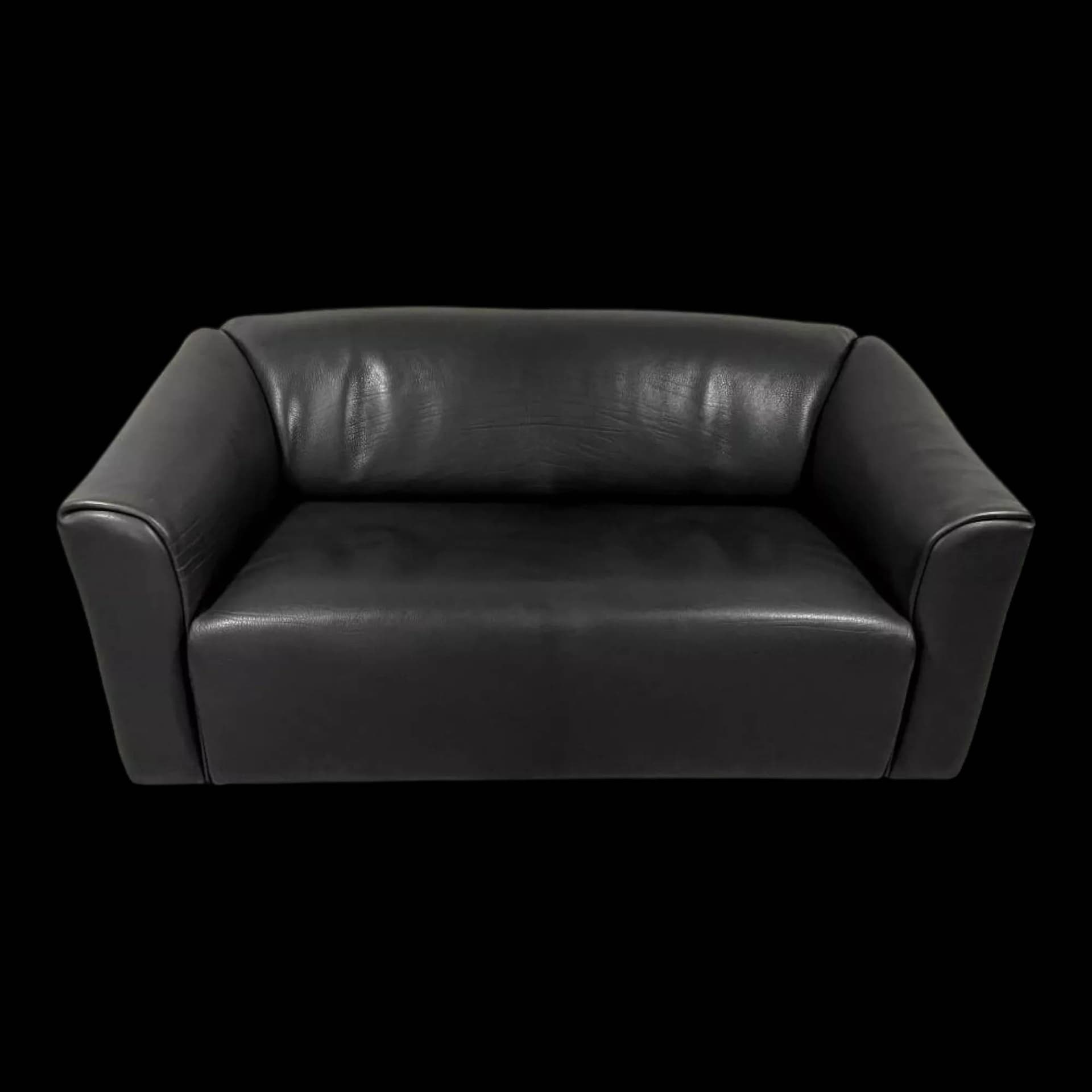 Canap 25 places en cuir marron fonc De Sede DS 47 marron