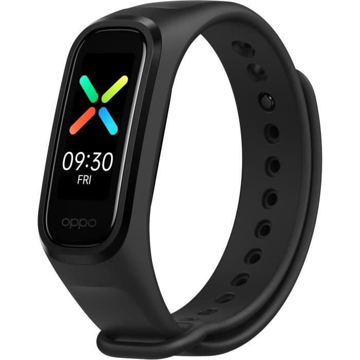 OPPO Band Sport Noir- Bracelet Connecté - 12 Modes Sportifs - Suivi du Sommeil - 12 Jours d'Autonomie - Mesure Cardiaque et Oxymètre 24h/24