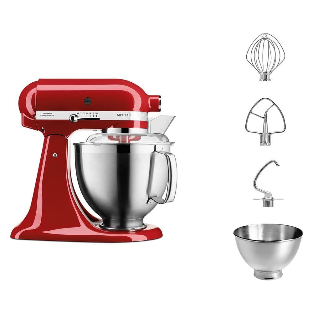 Robot pâtissier KITCHENAID 5KSM185PSEER Rouge Empire