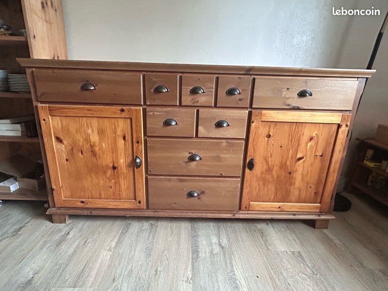 Buffet Ikea Leksvik En Pin Massif ¿ Style Rustique