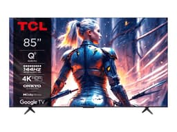 TCL 55T8B - 55" - T8B Series TV LCD rétro-éclairée par LED - QLED Pro - Smart TV - Google TV - 4K UHD (2160p) 3840 x 2160 - HDR - Quantum Dot - titane...