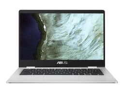 ASUS Chromebook C423NA BZ0038 - Pentium N4200 / 1.1 GHz - Chrome OS - 4 Go RAM - 64 Go eMMC - 14" écran tactile 1366 x 768 (HD) - HD Graphics 500 - 802.11ac - argent (partie supérieure), noir...
