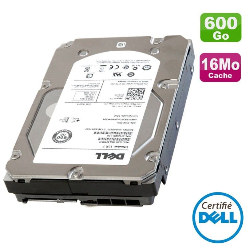 Disque Dur 600Go SAS 3.5" Seagate ST3600057SS 9FN066-150 0W347K DELL