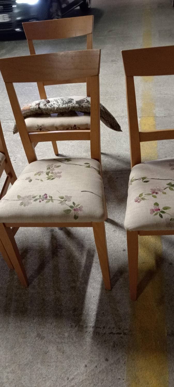 Les 5 Chaisesdde Cuisine Ou Salon Avec Motifs