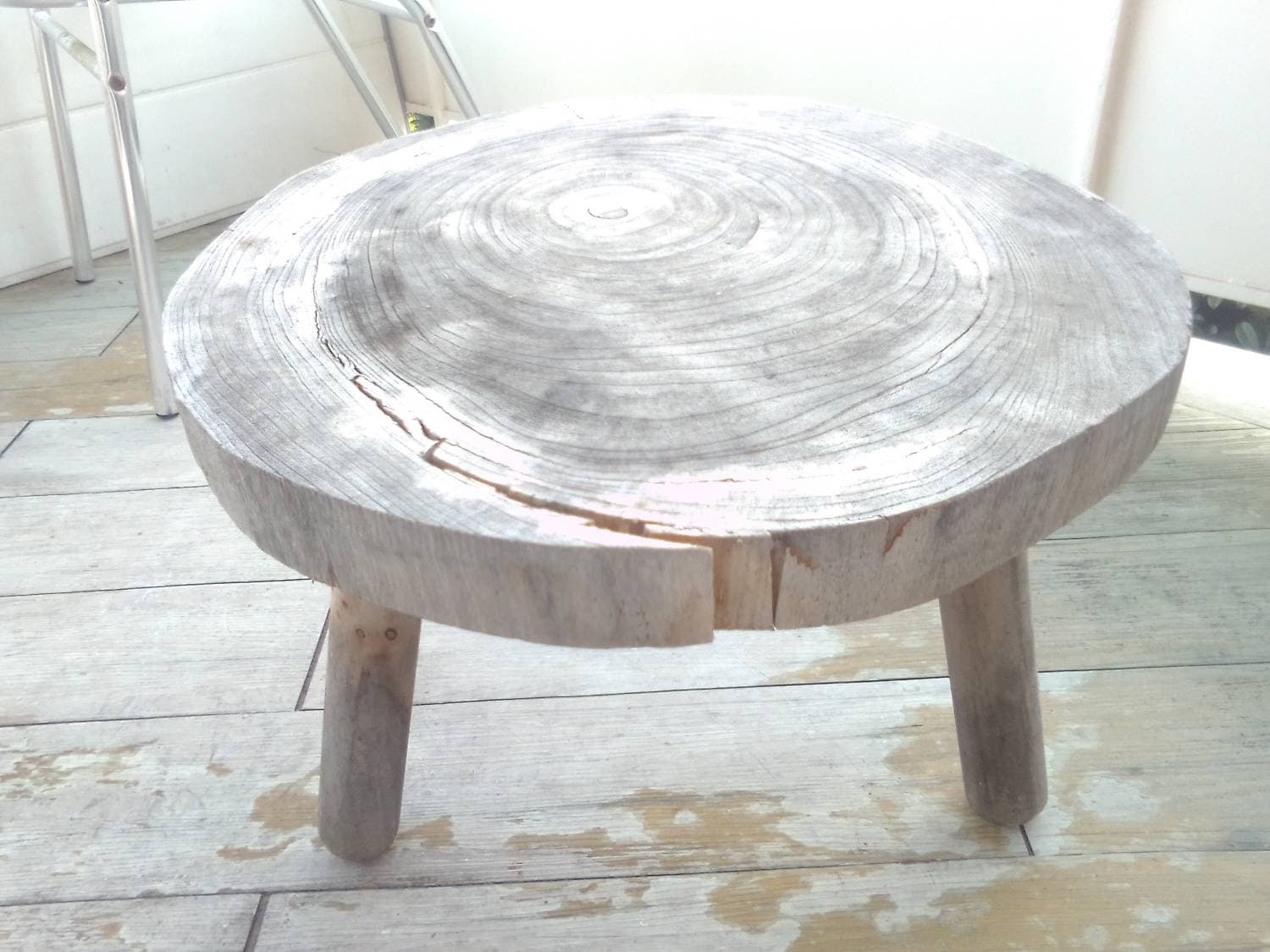 Table Basse En Bois Brut Véritable