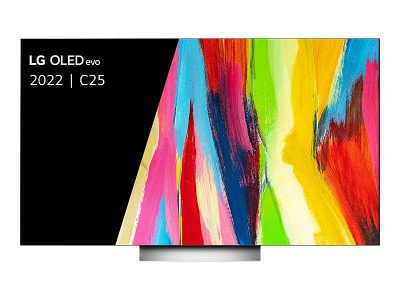 LG OLED55C25LB - 55" C2 Series TV OLED - OLED evo - Smart TV - webOS, ThinQ AI - 4K UHD (2160p) 3840 x 2160 - HDR - gris clair