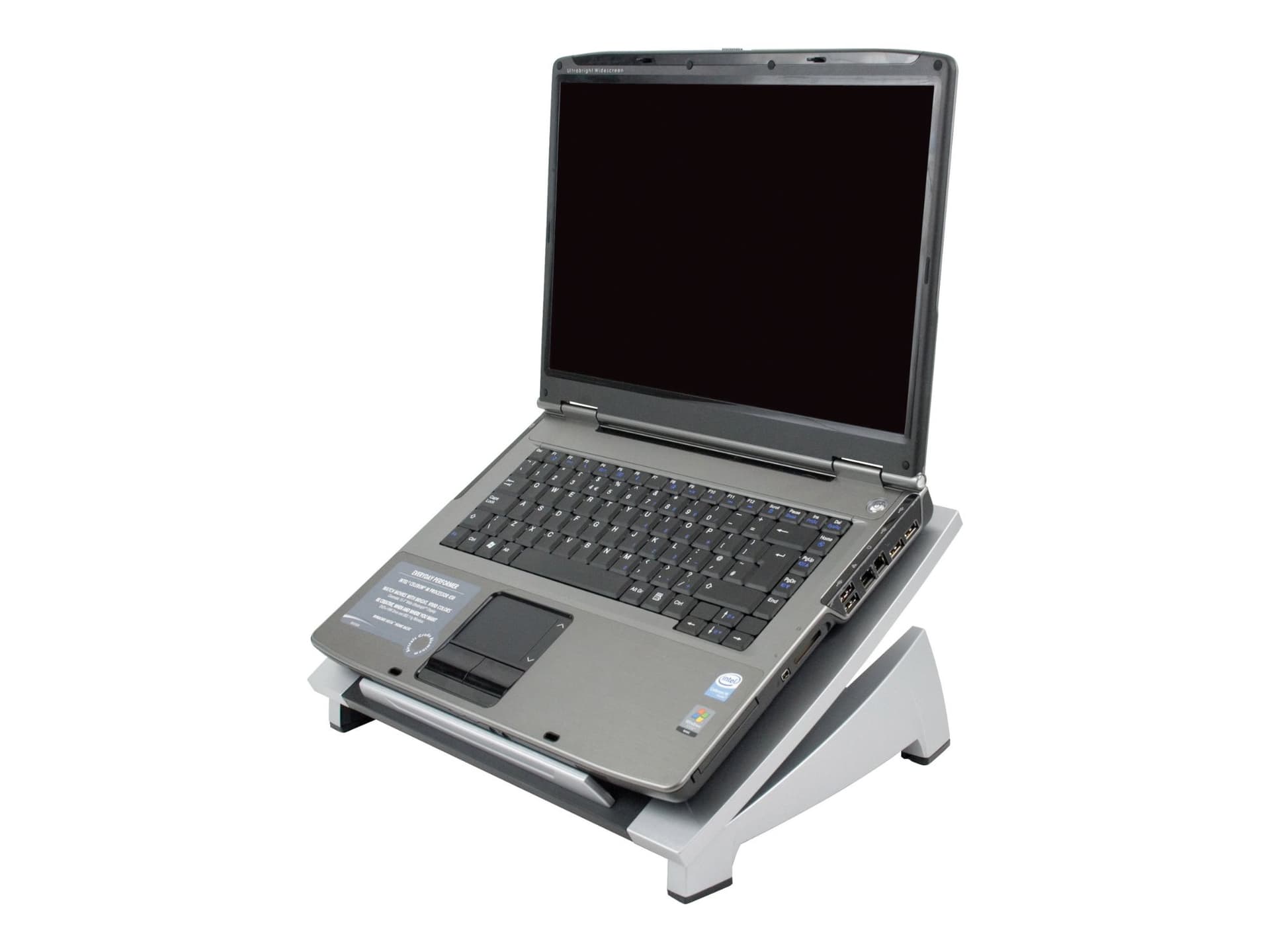 Fellowes Laptop Riser - Support pour ordinateur portable - noir, argent
