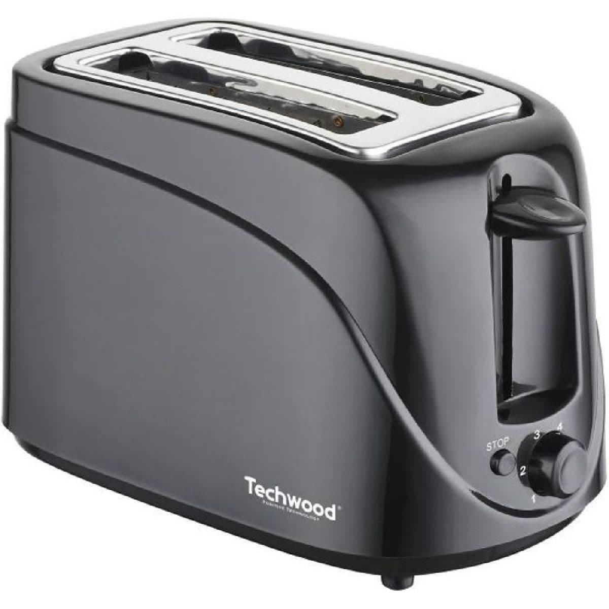 TECHWOOD Grille pain TGP106 noir