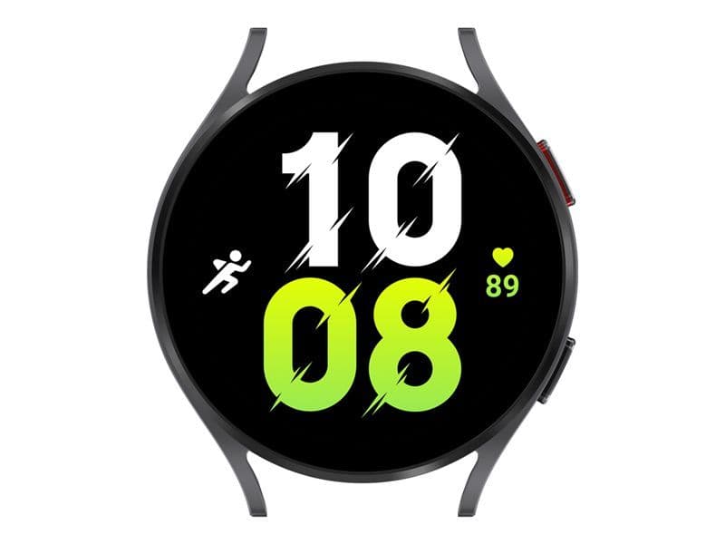 Samsung Galaxy Watch5 - 44 mm - graphite - Montre connectée - affichage 1.4" - 16 Go - NFC, Wi-Fi, Bluetooth - 33.5 g