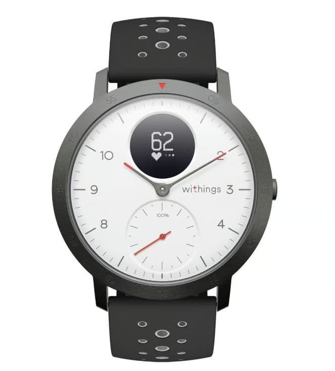 Montre connectée Withings Steel HR sport blanc