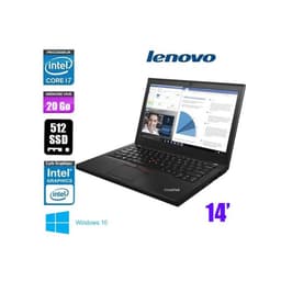 LENOVO THINKPAD T460S CORE I7 6600U 2.6GhzCore i7-2.6 GHz 20 Go 512 Go Go Intel HD Graphics 520 WIFI WEBCAM 14 Windows 10 AZERTY