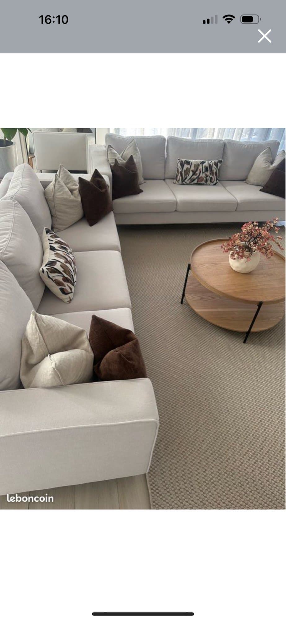 2 canapé Boconcept