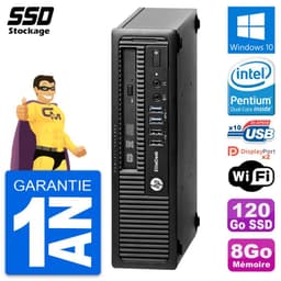 Mini PC HP EliteDesk 800 G1 USDT Intel G3220 RAM 8Go SSD 120Go Windows 10 Wifi