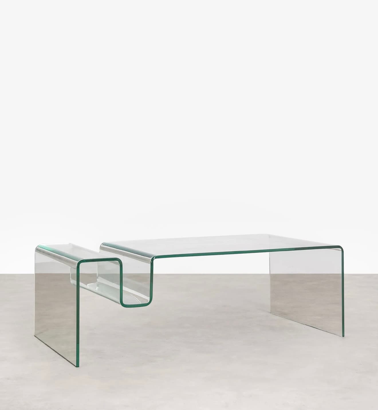 Table basse en verre